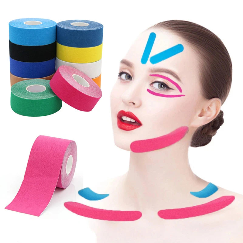 2.5CM*5M Kinesiology Tape for Face V Line Neck Eyes Liftin