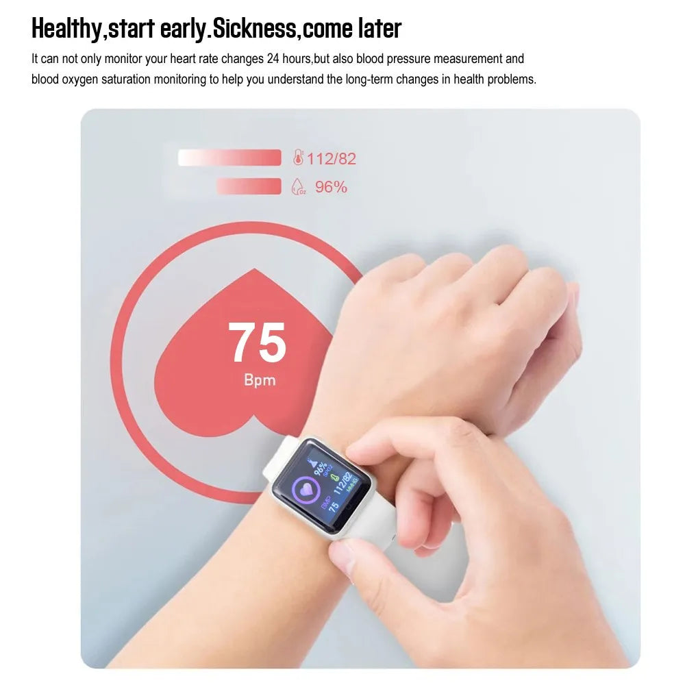2022 Smart Watch Kids Bluetooth Fitness Tracker