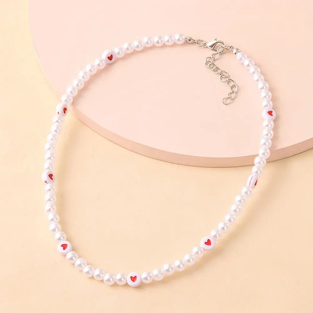 Fashion Simple Heart Pattern Pearl