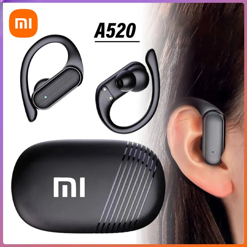 Xiaomi A520 TWS Bluetooth 5.3 Wireless Headphones Sports Waterproof Earphone Stereo Earhook Noise Reduction Earbuds with Mic