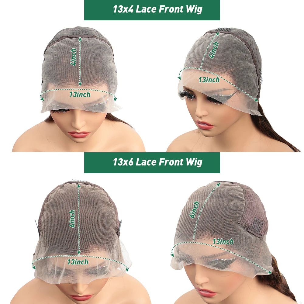 99J Burgundy Lace Front Wig Human Hair 13Xair Wigs for Women