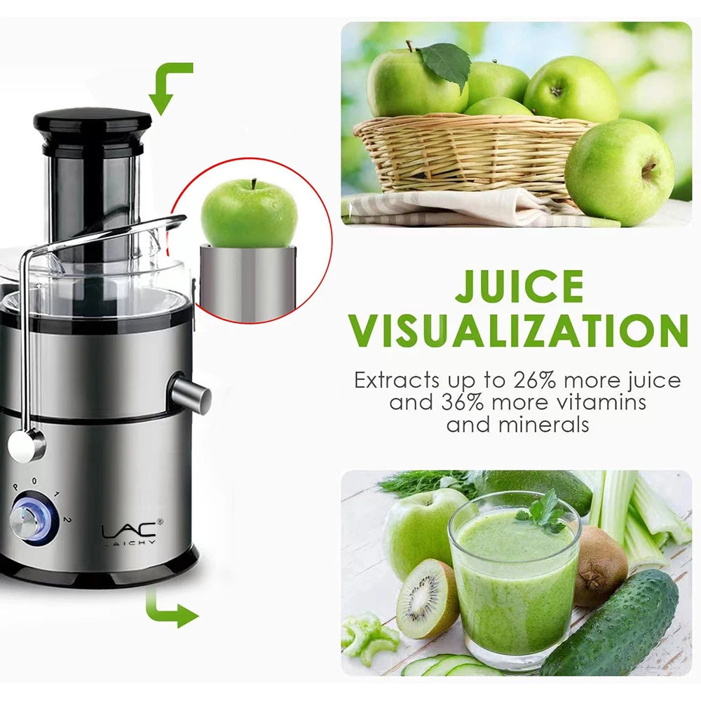 EXSAMO 1L 4 IN1 Electric Orange Juicer Meat Fruit Juice Blender