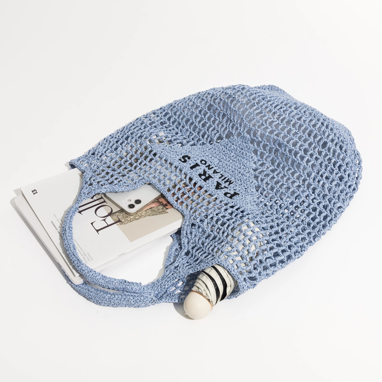 MABULA Luxury Design Women Plaited Raffia