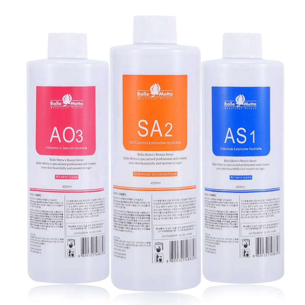 3pcs/Lot 1200ML Hydra Liquid uty Machine Skin Care Deep Cleaning
