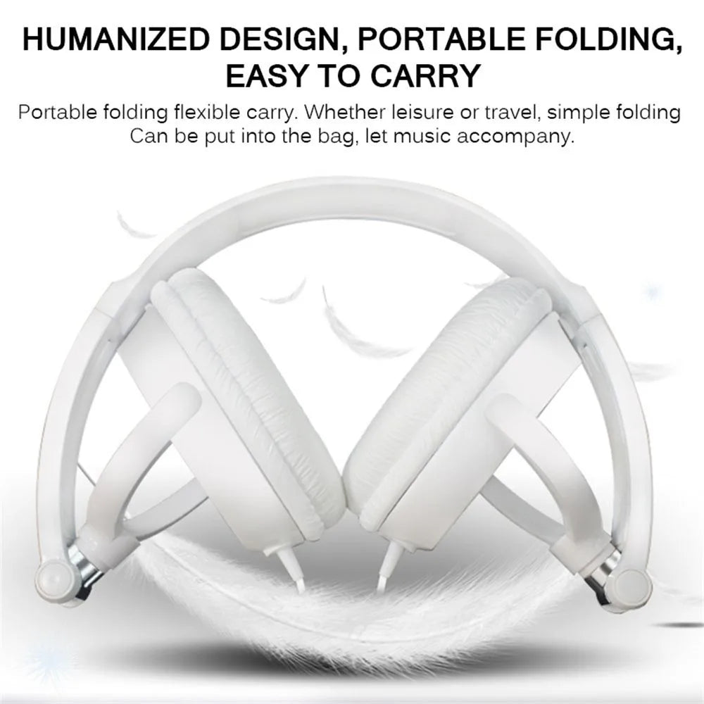 3.5mm Wired HD Sound Head phones For PC MP3 Phone