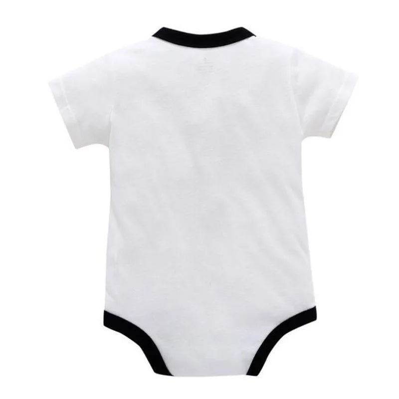 Newborn Baby Clothing Summale Bebe Body Clothes Tie Print Short Sleeve