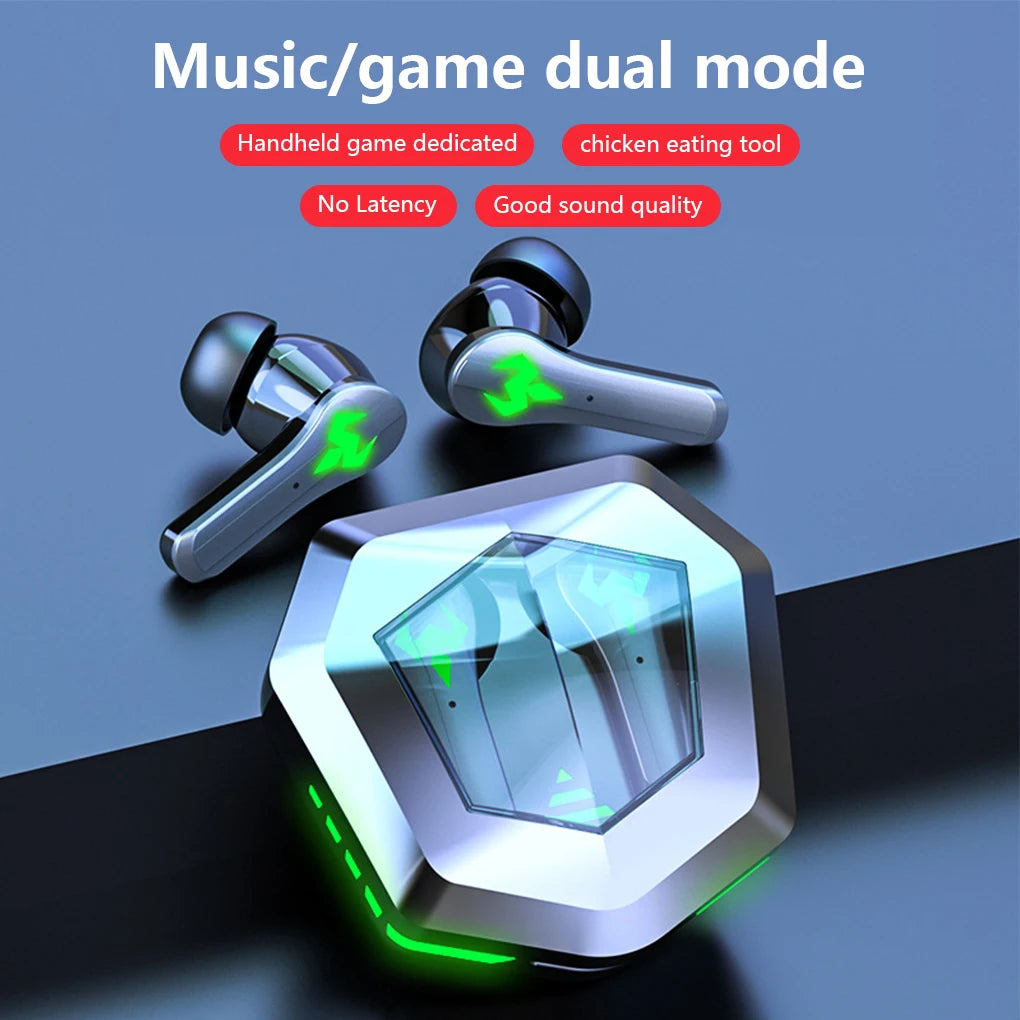 CIRCE N35 led display low latency wireless headset earbuds i