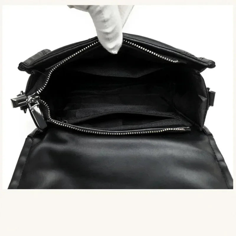 2024 Ladies' Casual Bag Retro Lapel Messenger Wallet