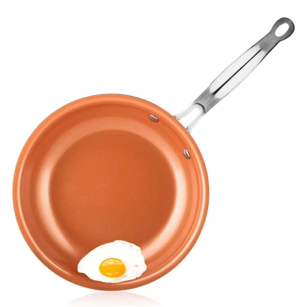 LMETJMA Frying Pan Nonstick 20 24 28cm Frying hen Cookware