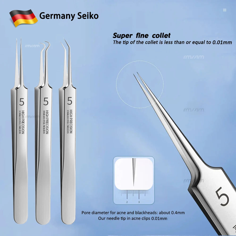 German Ultra-fine No. 5 Cell Pimples Black Cleaning Acne Wart Skin Care Tools