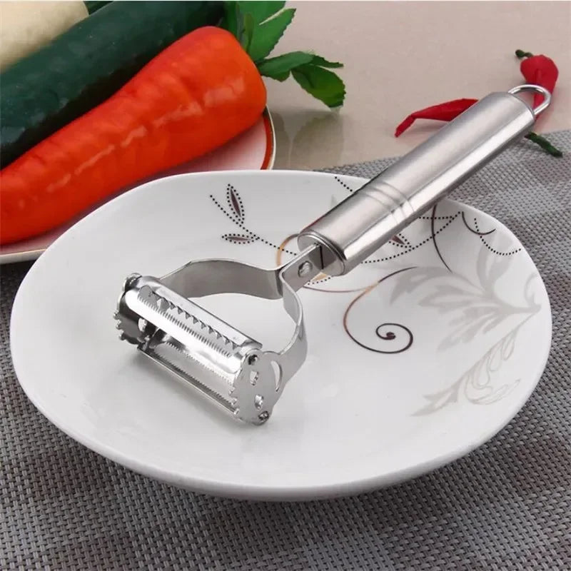 Stainless Steel Multi-function Vegetable Peeler&Julienne Cutter Julienne Peeler Potato Carrot Grater Kitchen Tool