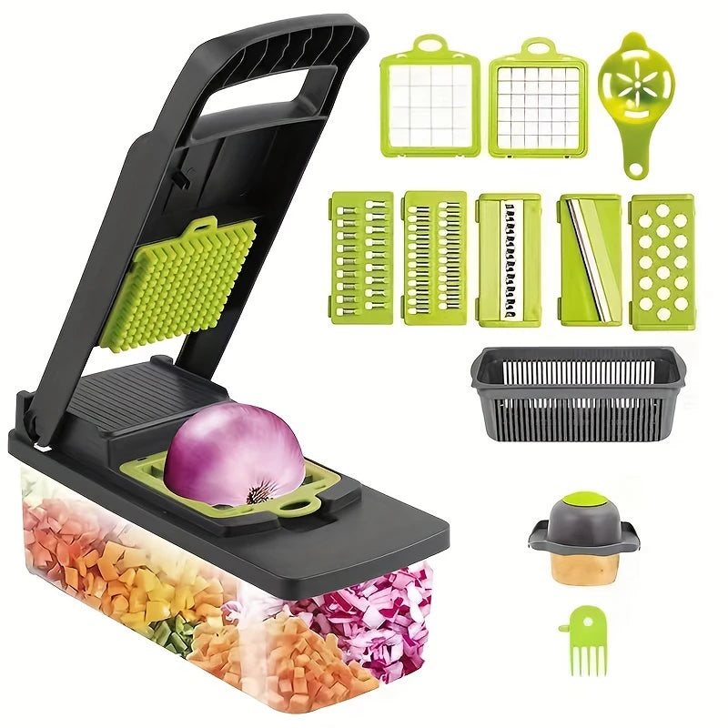 12 in 1 Multifunction Vegetable Slicer Cutter Shredders