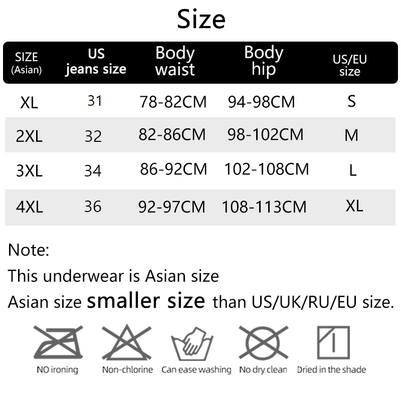 10 Pieces Men Boxers Shorts Underpants Underwear 2XL 3XL 4XL
