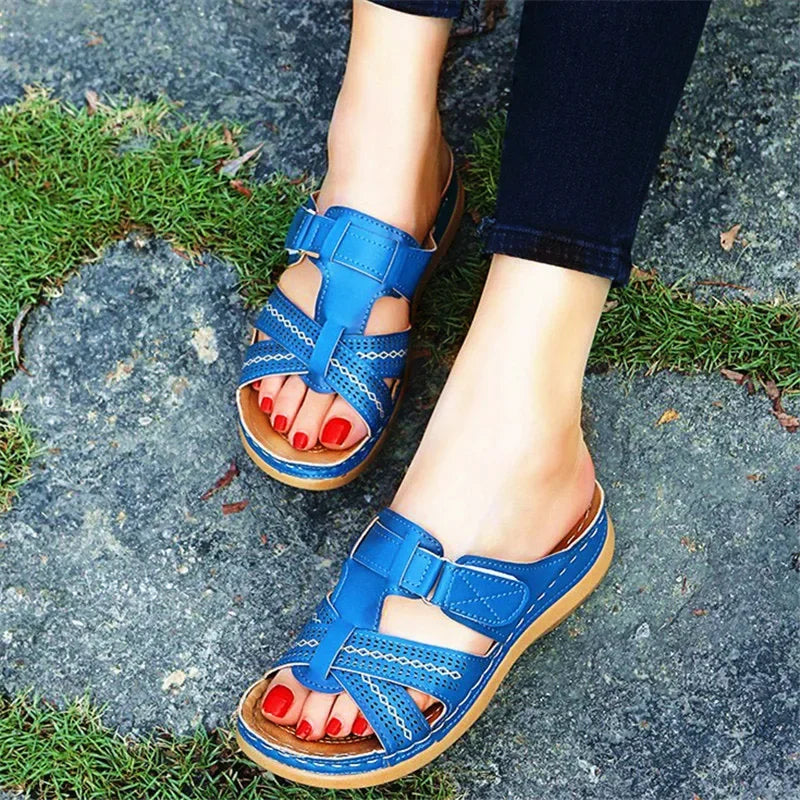 2024 Summer Women Wedge Sandals Premium Shoes
