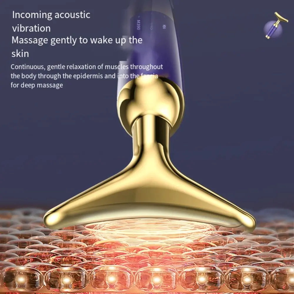 Wrinkle Removal Neck Face Beauty Device Skin Lifting Facial Tighten Vibration Massage Ultrasonic Double Chin Remover