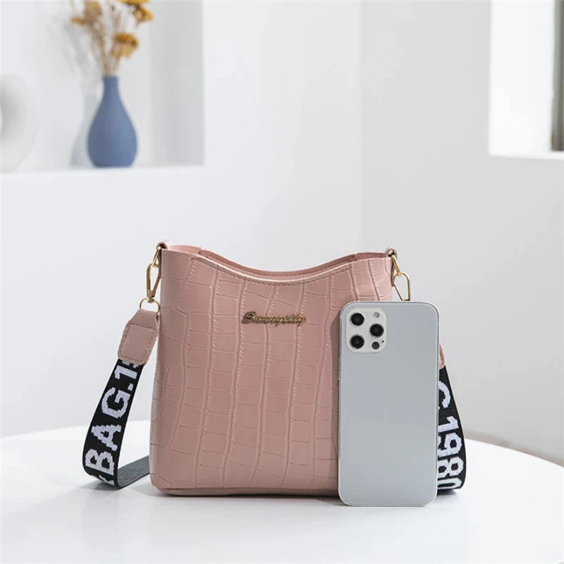 Crocodile Messenger Bags For Women Luxury High