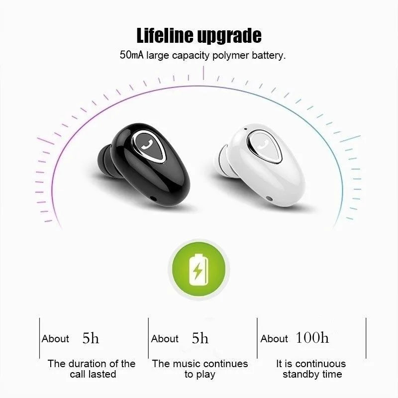 YX01 Mini Invisible Ture Wireless Earphones Bluetooth Headphone Handsfree Hifi Stereo HD Call Headset TWS Earbud With Microphone