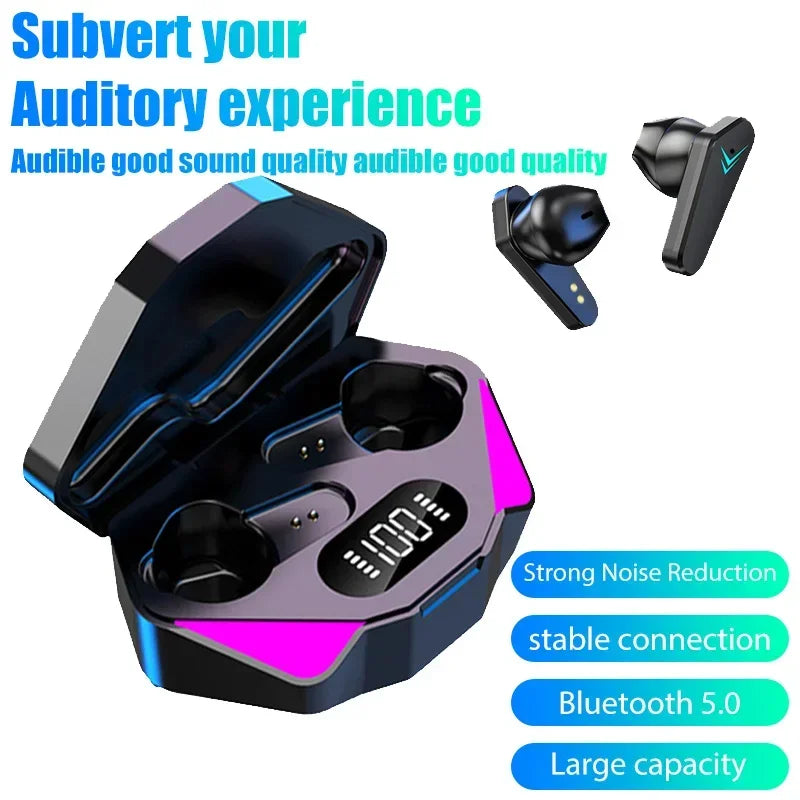 X15 TWS Wireless Headphones Bluetooth Earphones Control Sport Headset Waterproof Microphones Music Earphones for All Smartphone