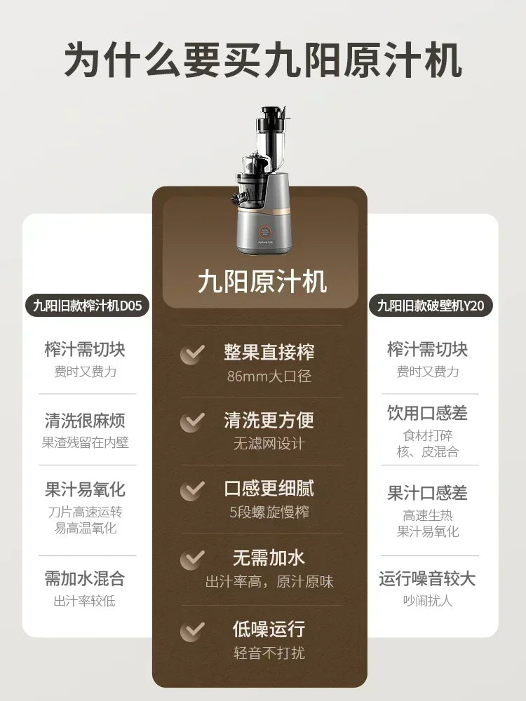 Original juicer, juicer, juice residue separation, multifunctional household fruit juice machine, fruit juice making