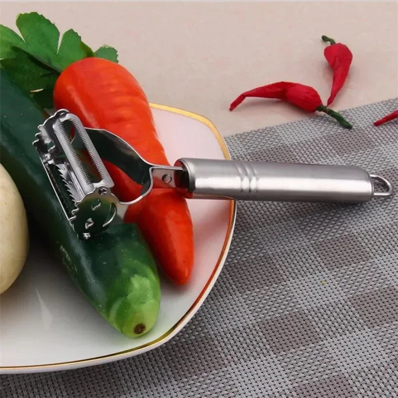 Stainless Steel Multi-function Vegetable Peeler&Julienne Cutter Julienne Peeler Potato Carrot Grater Kitchen Tool