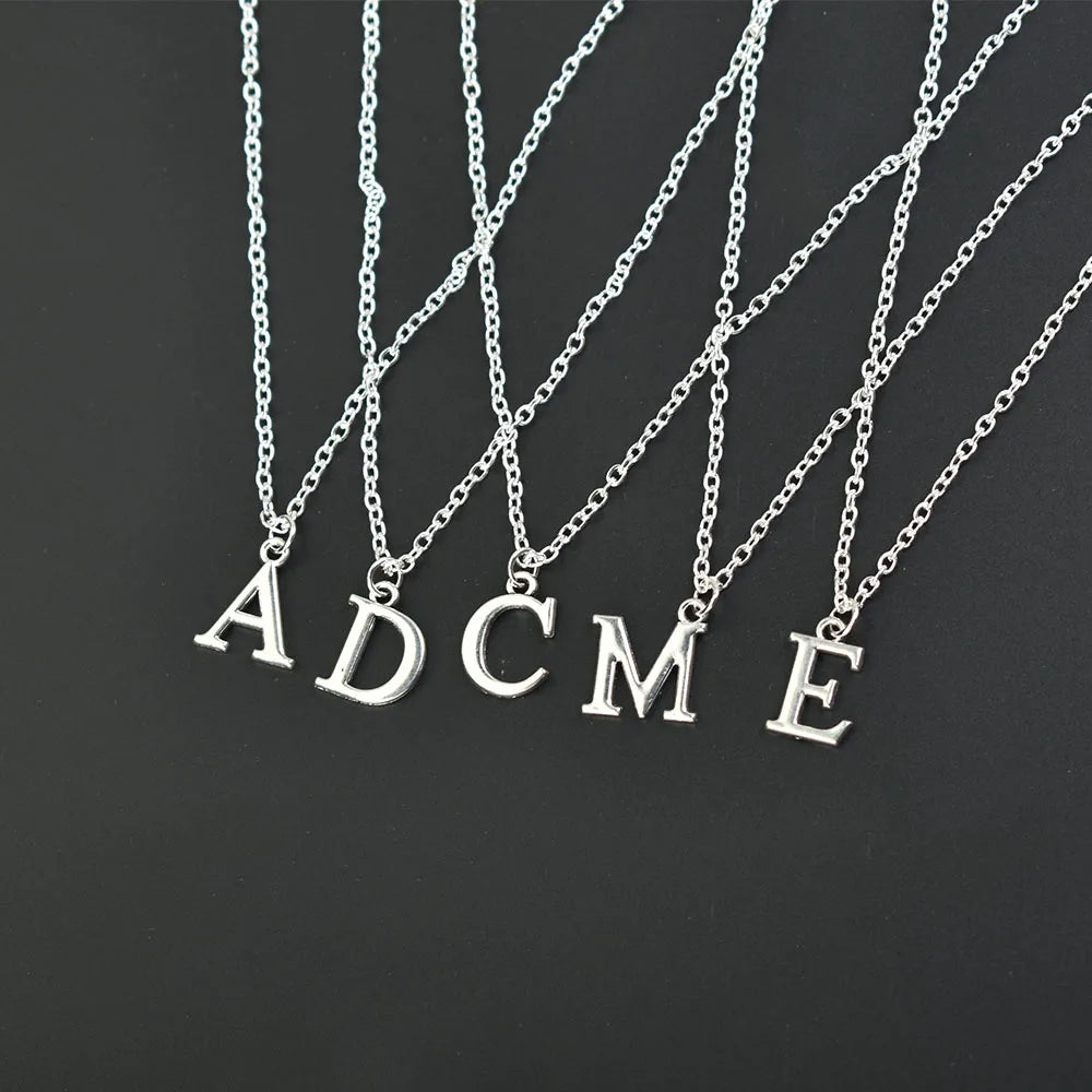 Silver Color A-Z English Alphabet Letter