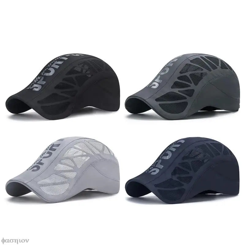 Men Sun Hats Golf Driving Cabbie Hat