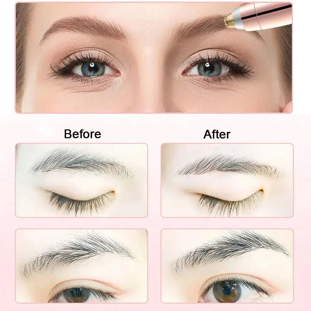 Women Electric Eyebrow Trimmer Security