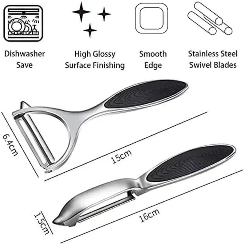 Stainless Steel Vegetable Peeler Tools Multifunction Carrot Grater Kitchen Accessories Gourmet Food Gadgets Dining Bar Home