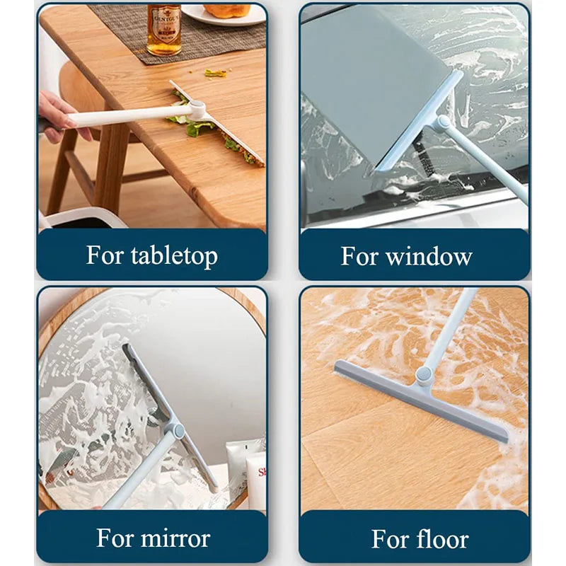 360 Degree Rotatable Shower Squeegee Glass