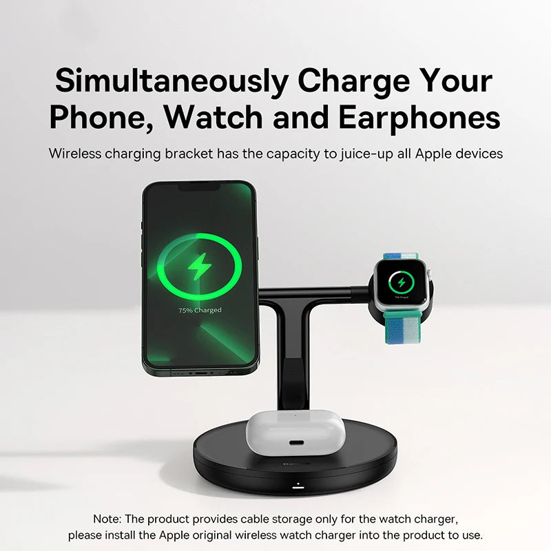 Baseus 3 in 1 20W Magnetic Wireless Charger