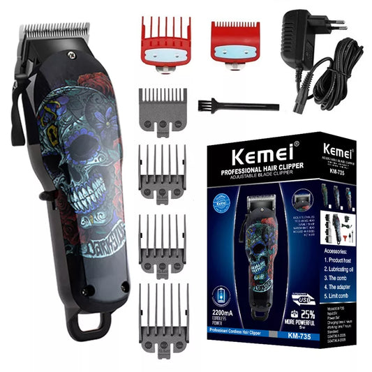 Kemei Cordless hair clipper professional hair