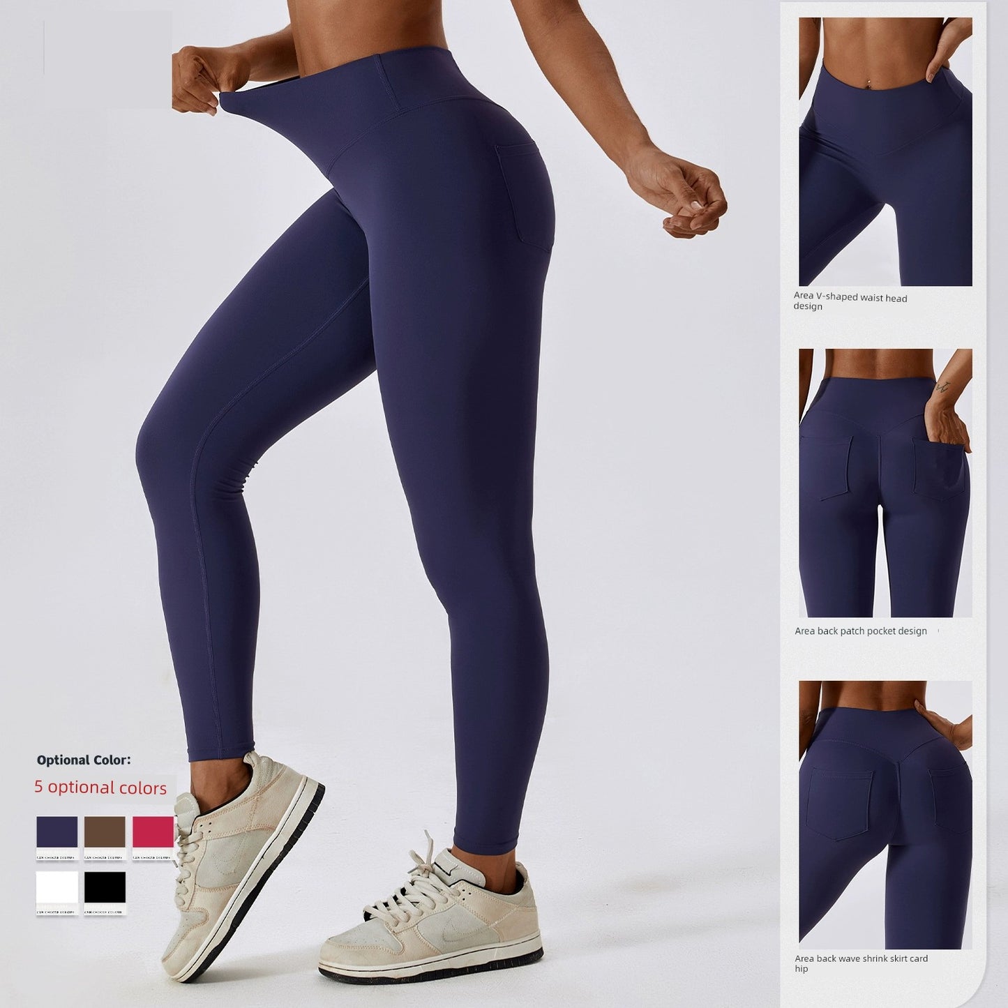 2023 Nude Feel High Waist Buttock Lifting Yoga Pants Running