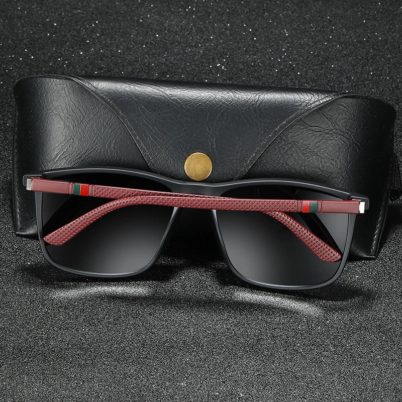 Luxury Square Vintage Polarized Sunglass
