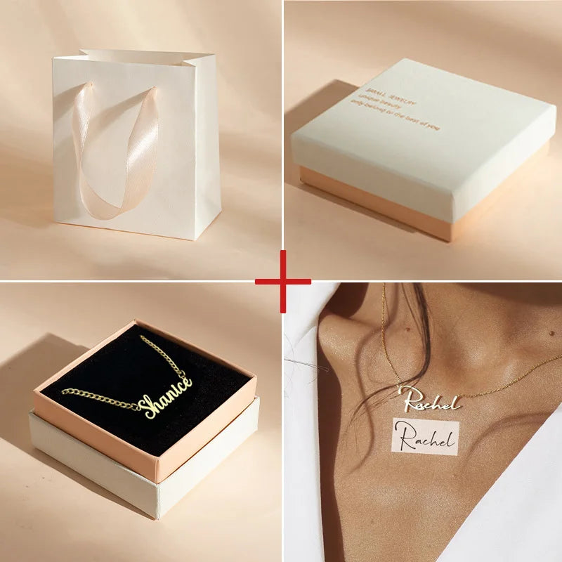 Customized Name Necklace for Women Golte Pendant