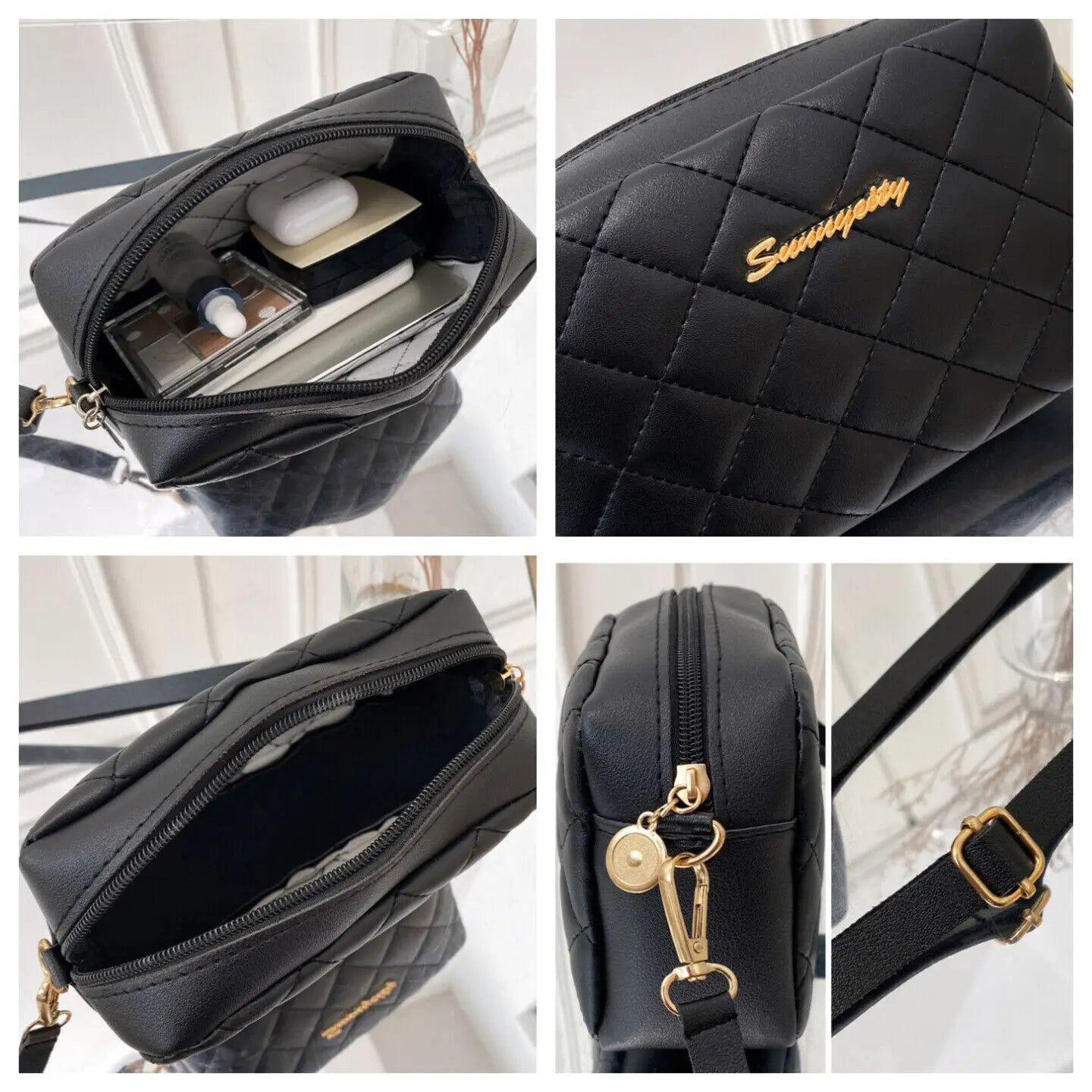 Leather Shoulder Bag For Women Ladies Cross Body