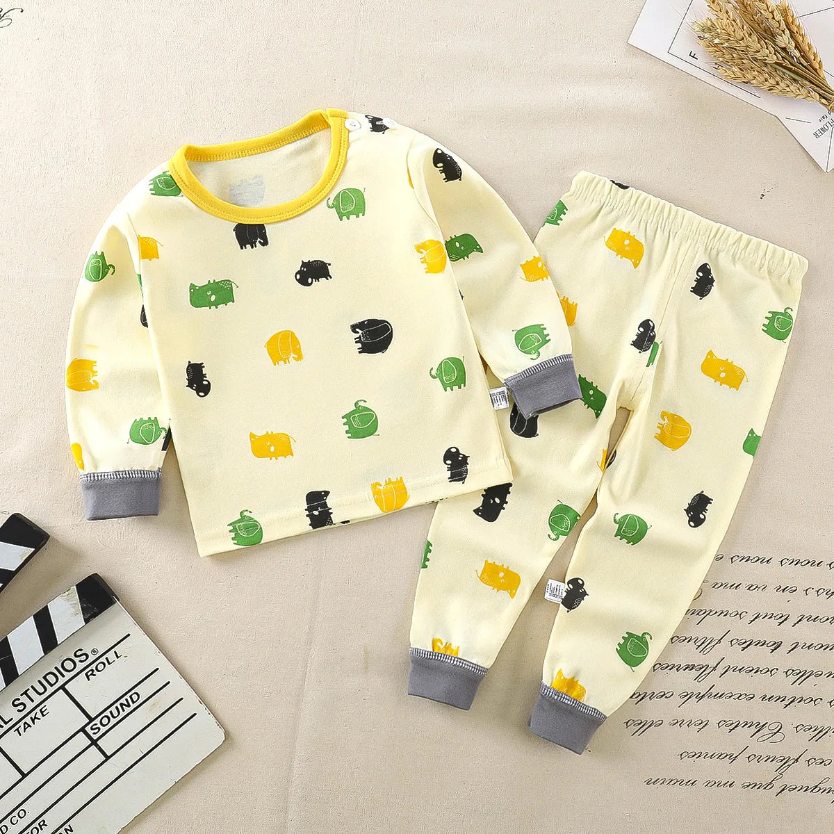 Children Kids Clothes Sets Boys Girls Suit Pajama Sleepwear