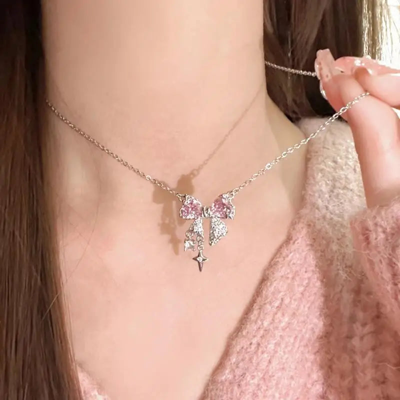 Korea New Design Bowknot Pink