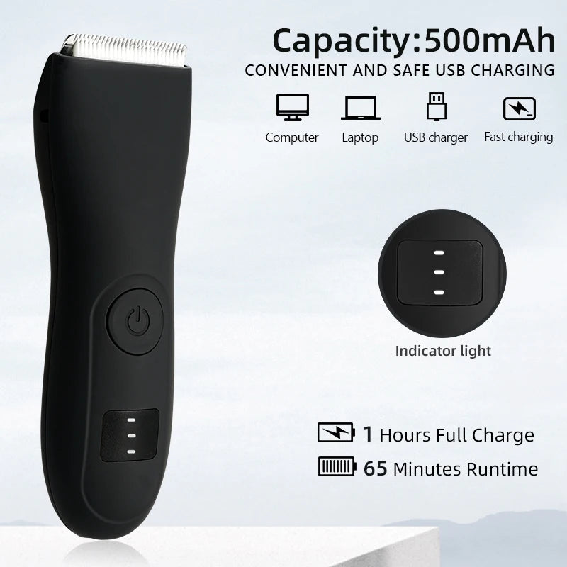 Mens Body Hair Trimmer for Men Balls Women Lady Shaver