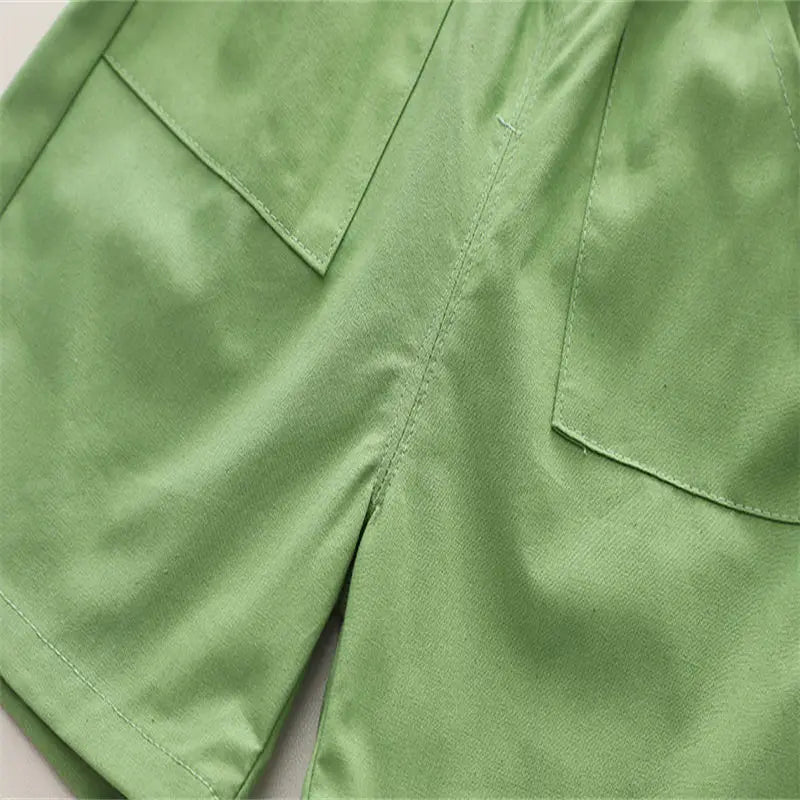 Summer Casual Newborn Baby Boys Toddler Big Dinosaure Short Sleeve Tops Pants 2Pcs/set Cotton Kids Outfits Clothing