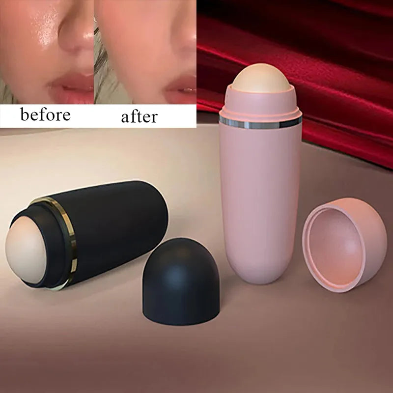 1pcs Face Oil Absorbing Roller Skin Care Tool Volcanic