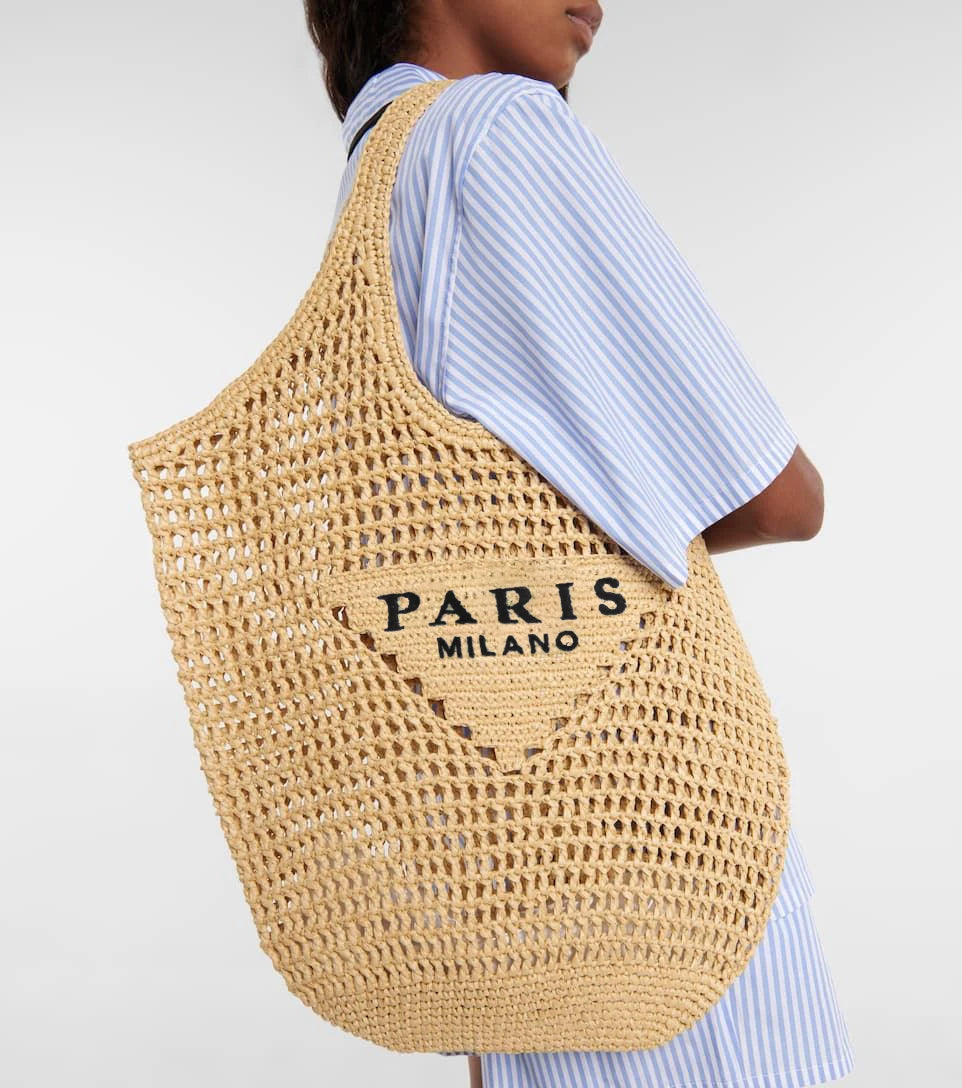 MABULA Luxury Design Women Plaited Raffia