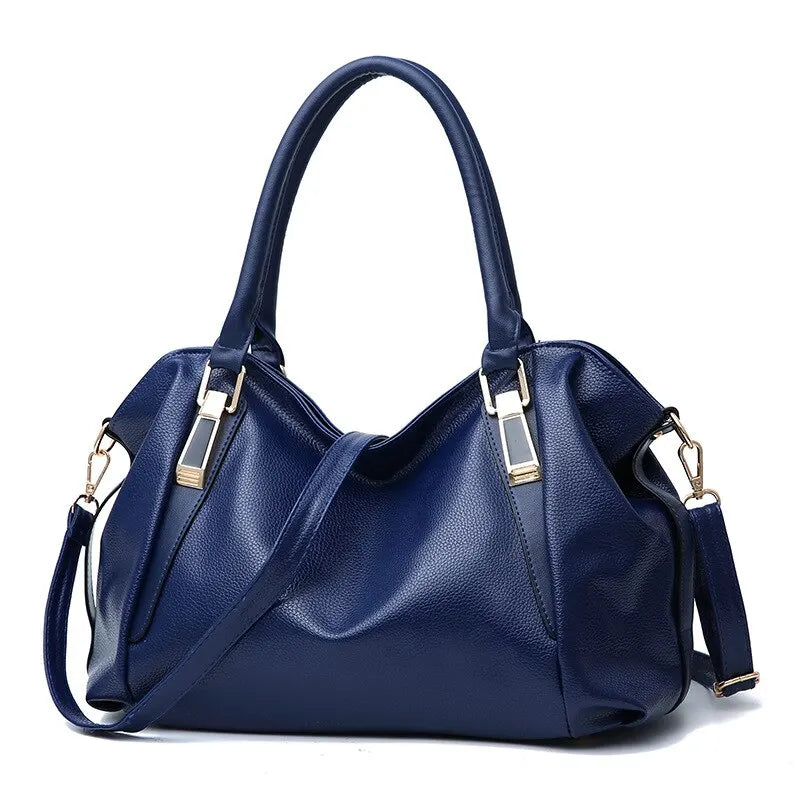 Casual Fashion Women Shoulder Bag Solid Color Soft