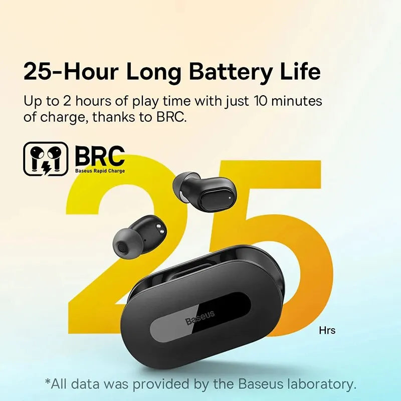 Baseus Bowie EZ10 TWS Earphone Bluetooth 5.3 Wirel