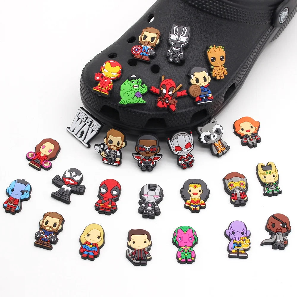 Cute Disney Marvel superhero PVC shoes