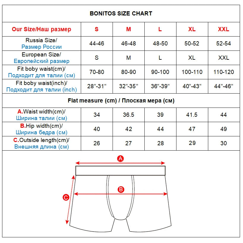 5pcs Pack 2023 Men Panties Polyester Underwear