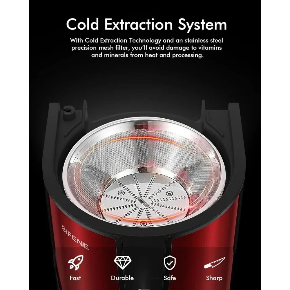 Juicer Machine, 800W Centrifugal Juicer wiht Speeds