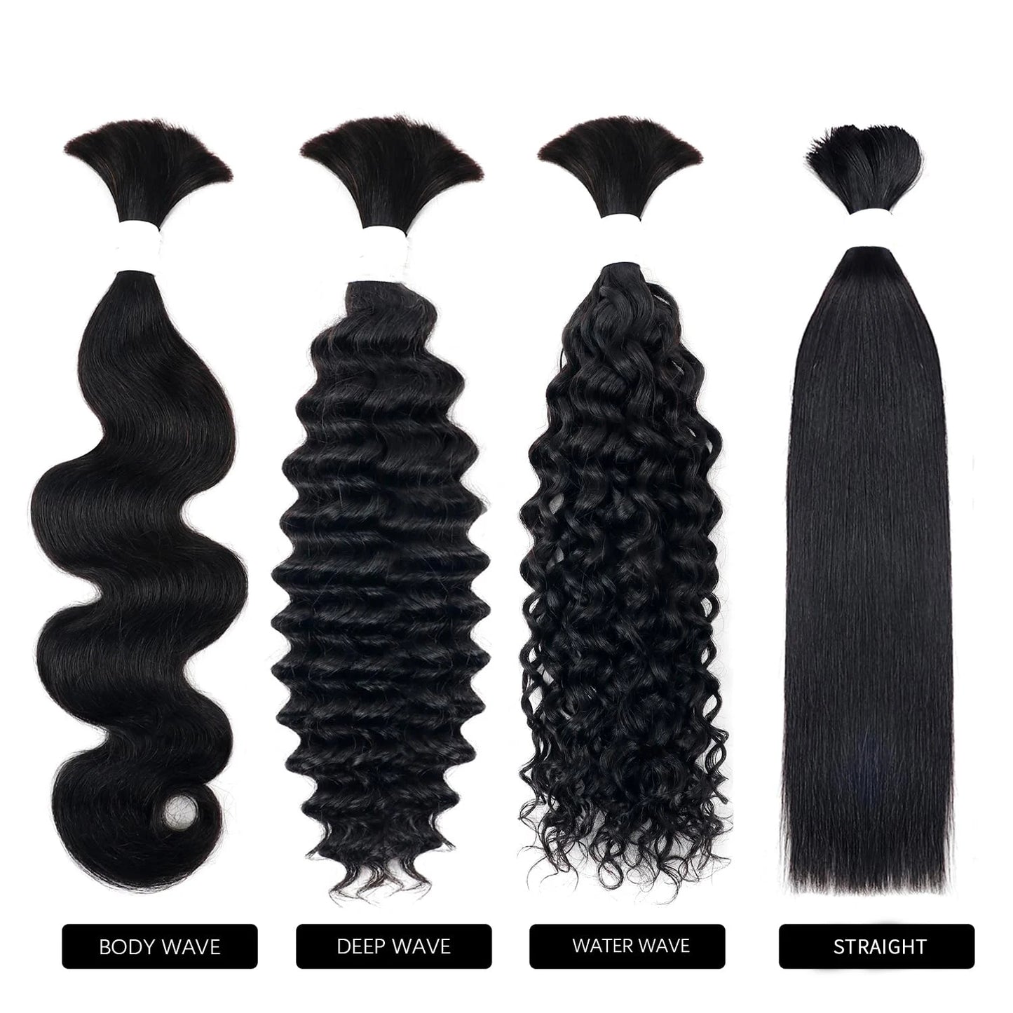 Braiding Hair Human Bulk Hair Deep WaDeep Wave Human