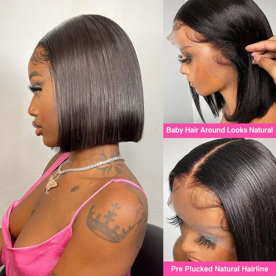 Short bob wig lace women choice cheap on sale