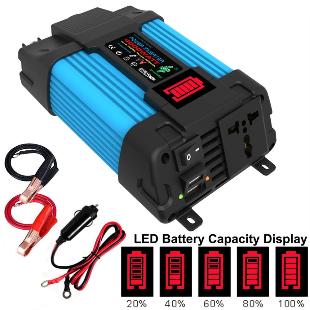 Car Pure Sine Wave Inverter DC 12v To AC 110V/22nverter Dual USB