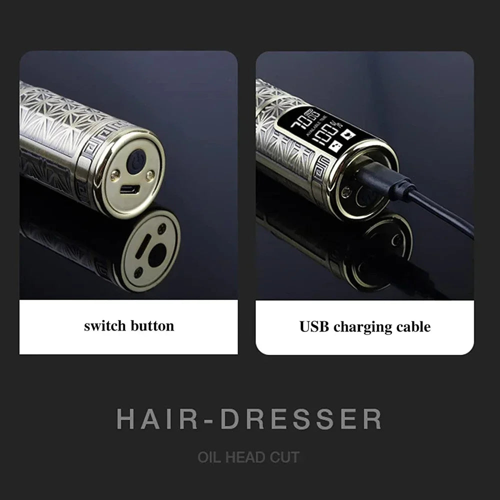 T9 Professional Hair Cutting Machine Wireless Electric Hair Trimper